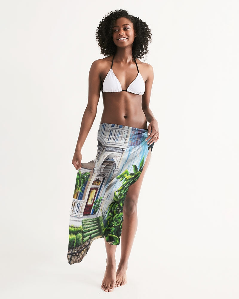 Robert St All-Over Print Swim Cover Up