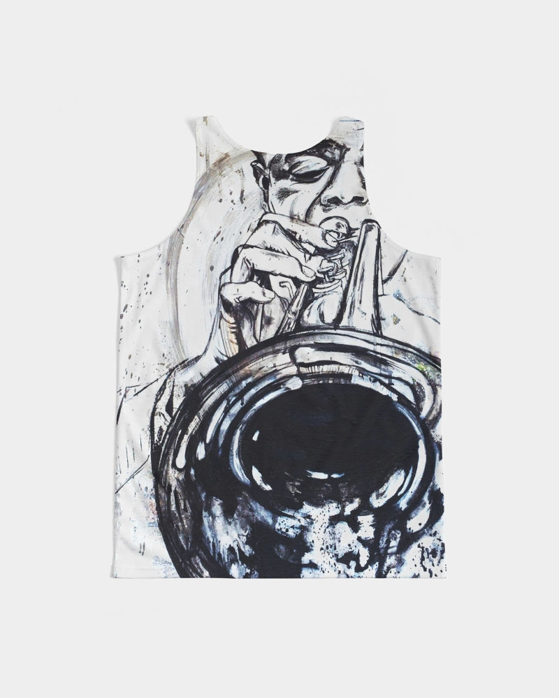 SatchmoBnW Men's All-Over Print Tank