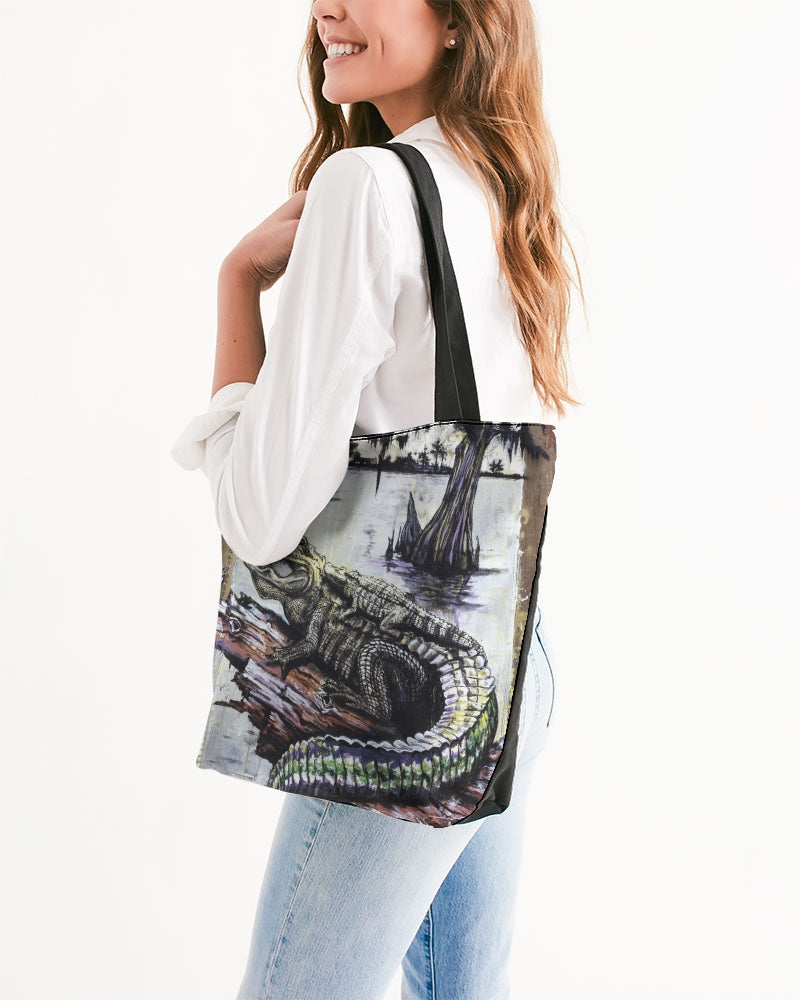 MamaandBabyGatorBright Canvas Zip Tote