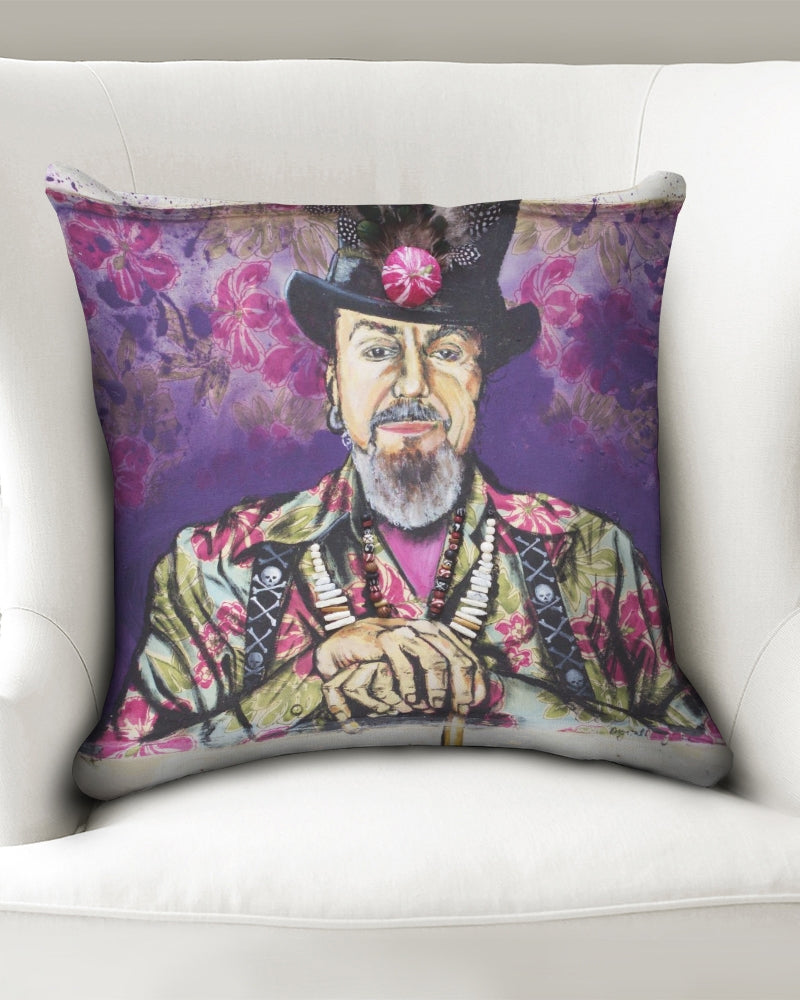 DrJohnBright Throw Pillow Case 18"x18"