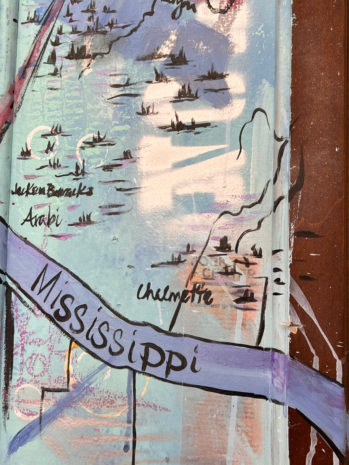 1862- Original Mixed Media Painting