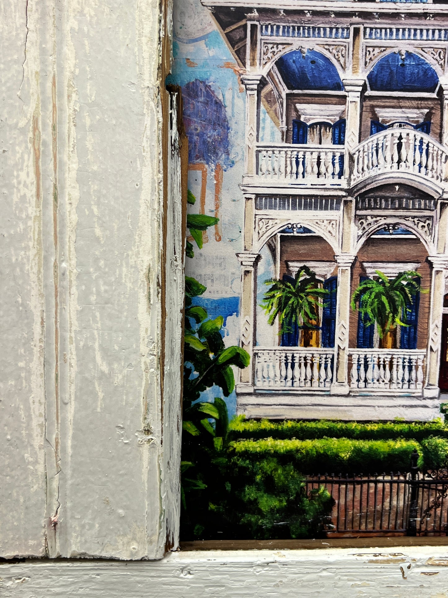 Upperline - Print in Custom Reclaimed Wood Frame