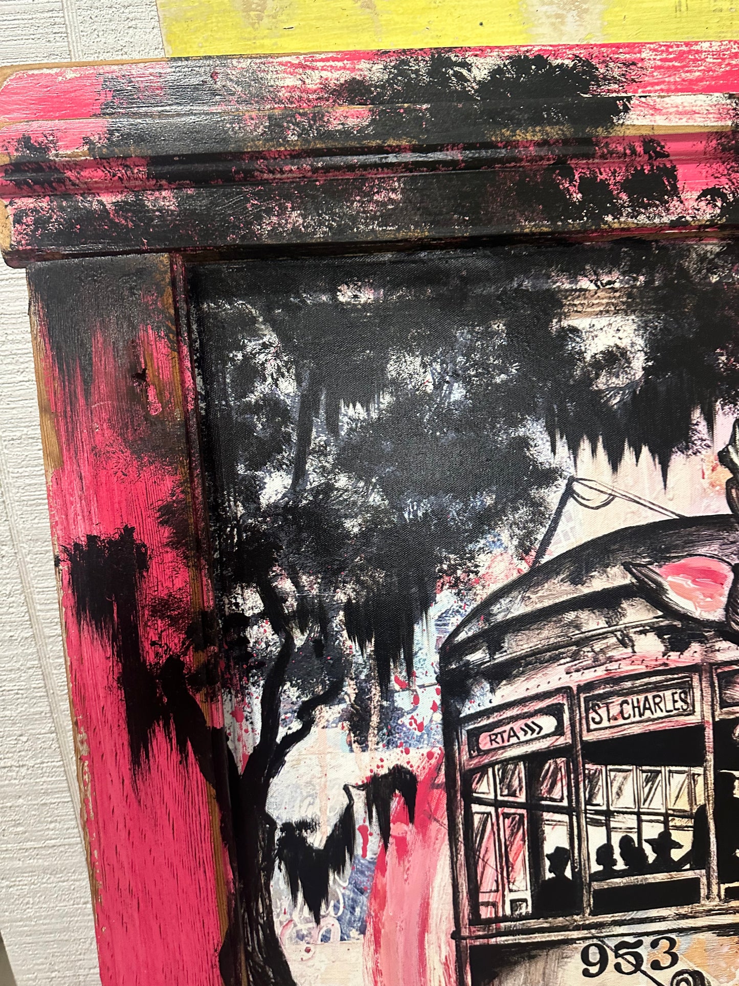 Art Pink Streetcar & Magnolias