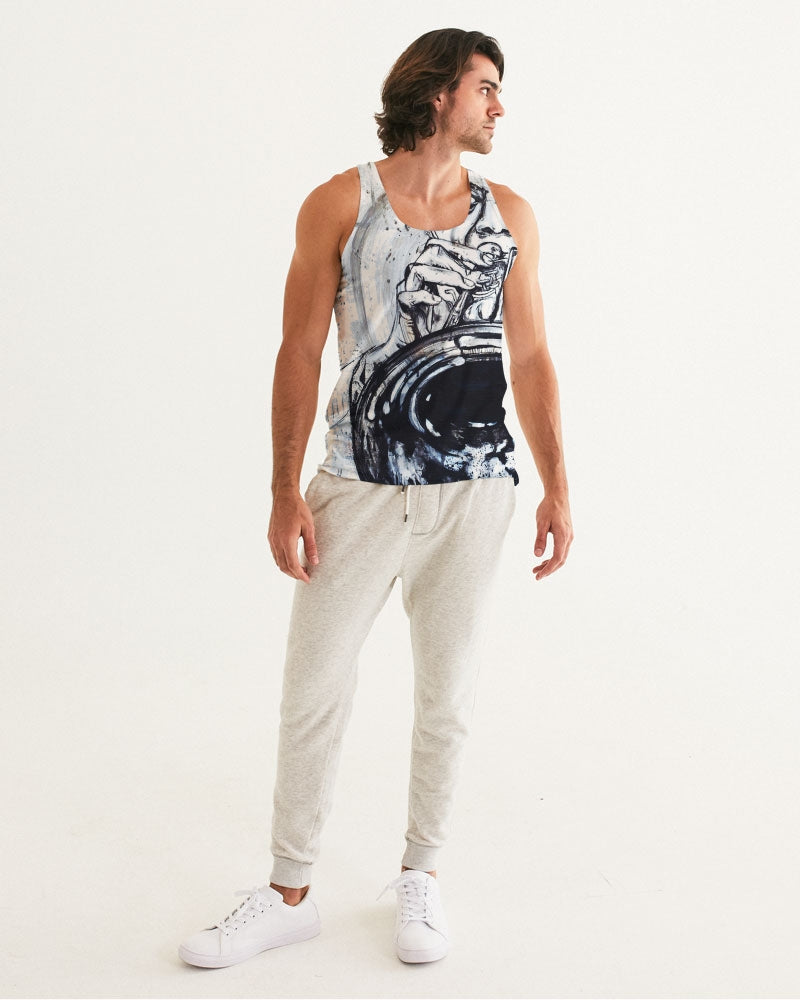 SatchmoBnW Men's All-Over Print Tank