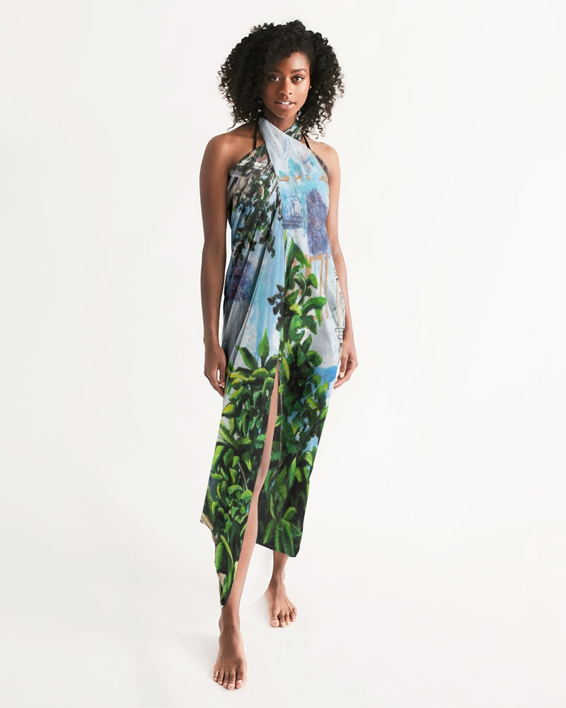 Robert St All-Over Print Swim Cover Up