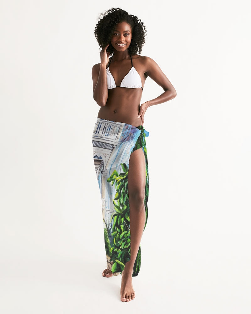 Robert St All-Over Print Swim Cover Up