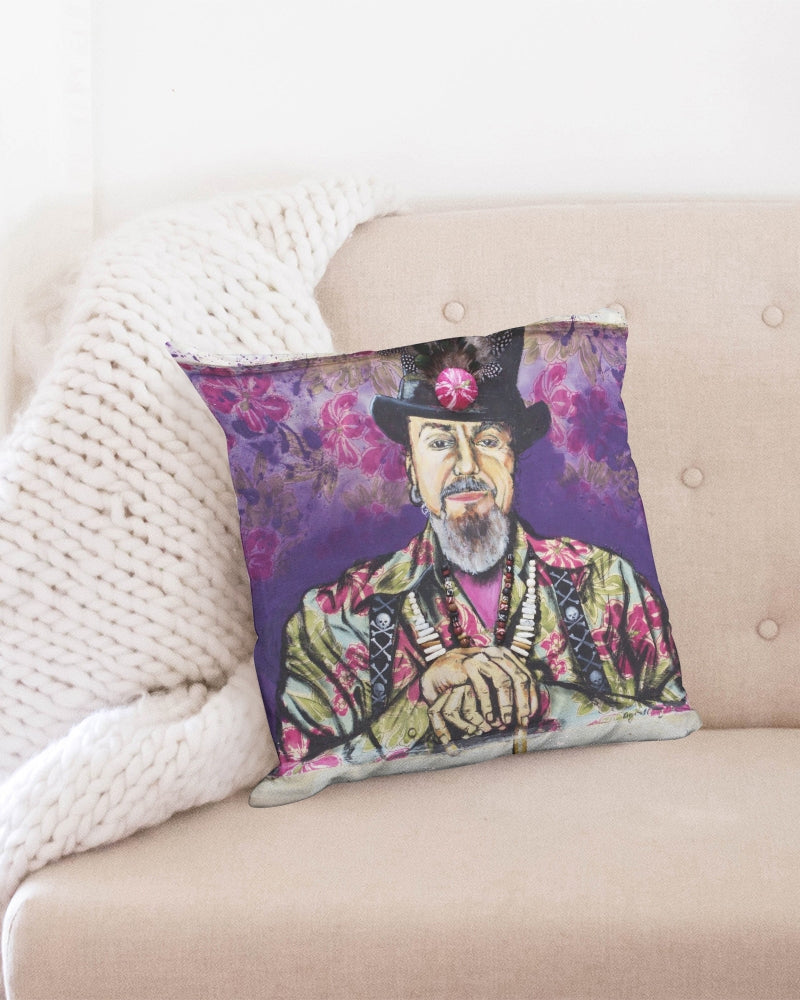 DrJohnBright Throw Pillow Case 18"x18"
