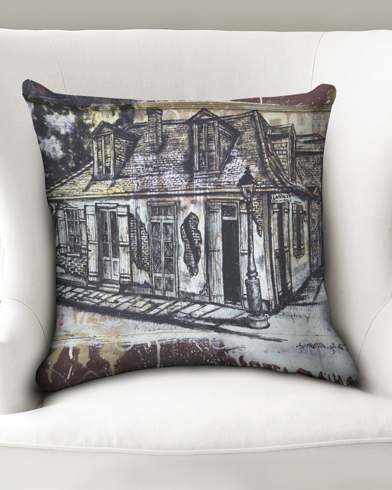 Lafittes Throw Pillow Case 18"x18"