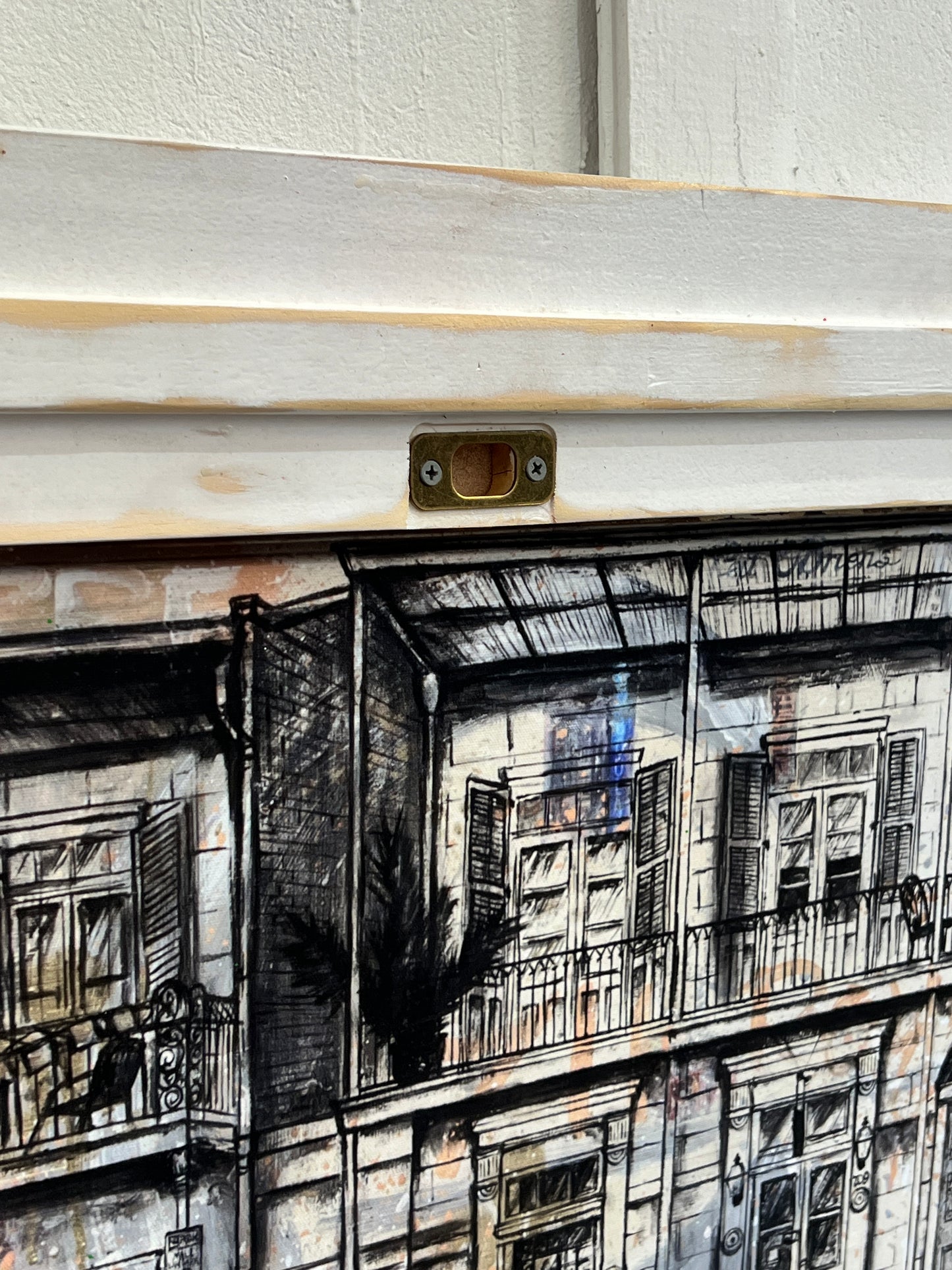 711 Royal Street- Giclee in Reclaimed Wood Frame