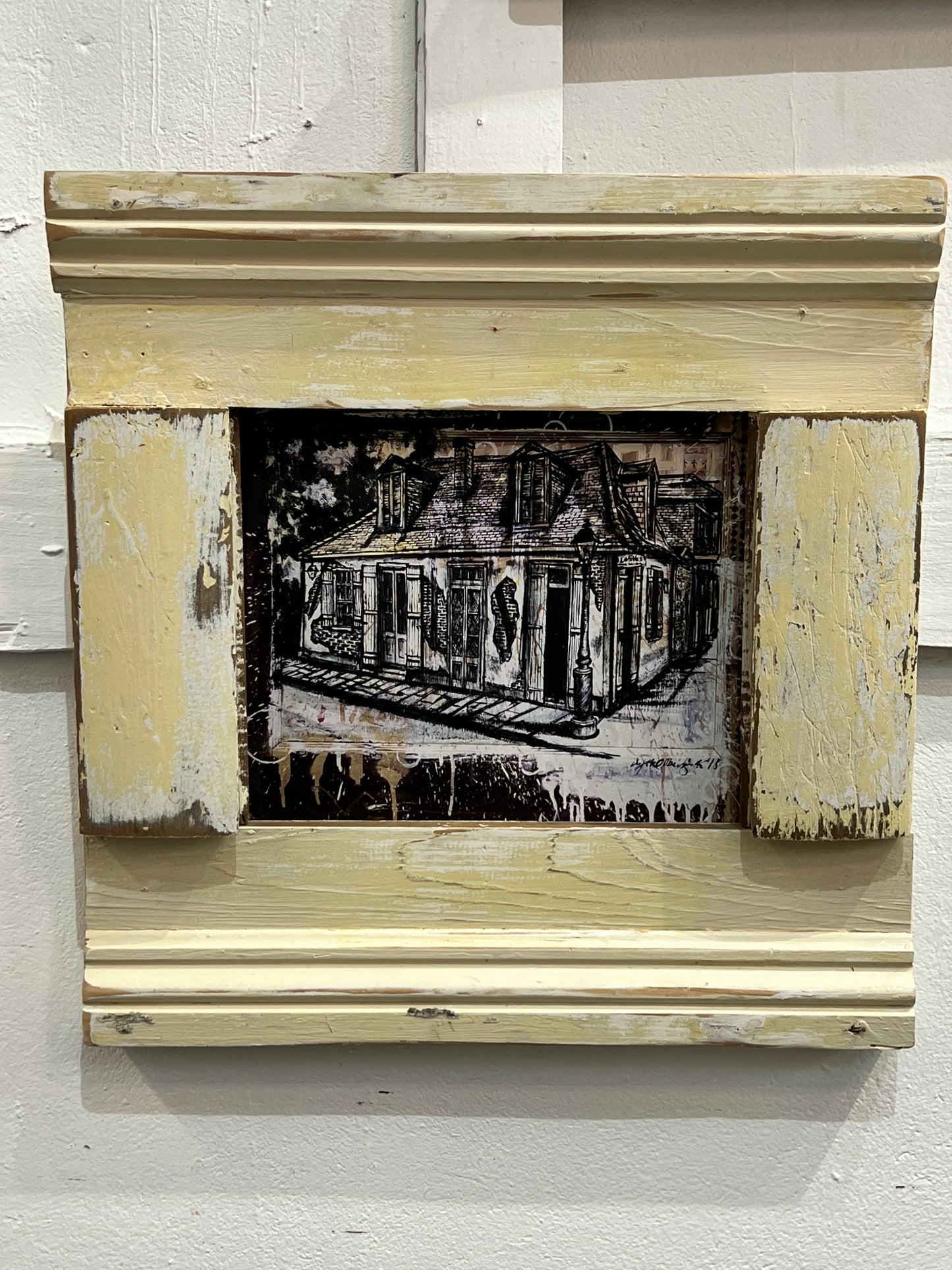 Lafitte’s- Print in Reclaimed Wood Frame