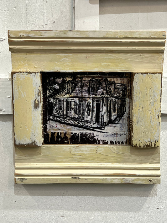 Lafitte’s- Print in Reclaimed Wood Frame