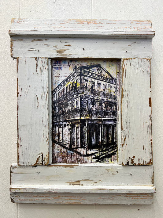 Stanley’s - Print with Reclaimed wood Frame