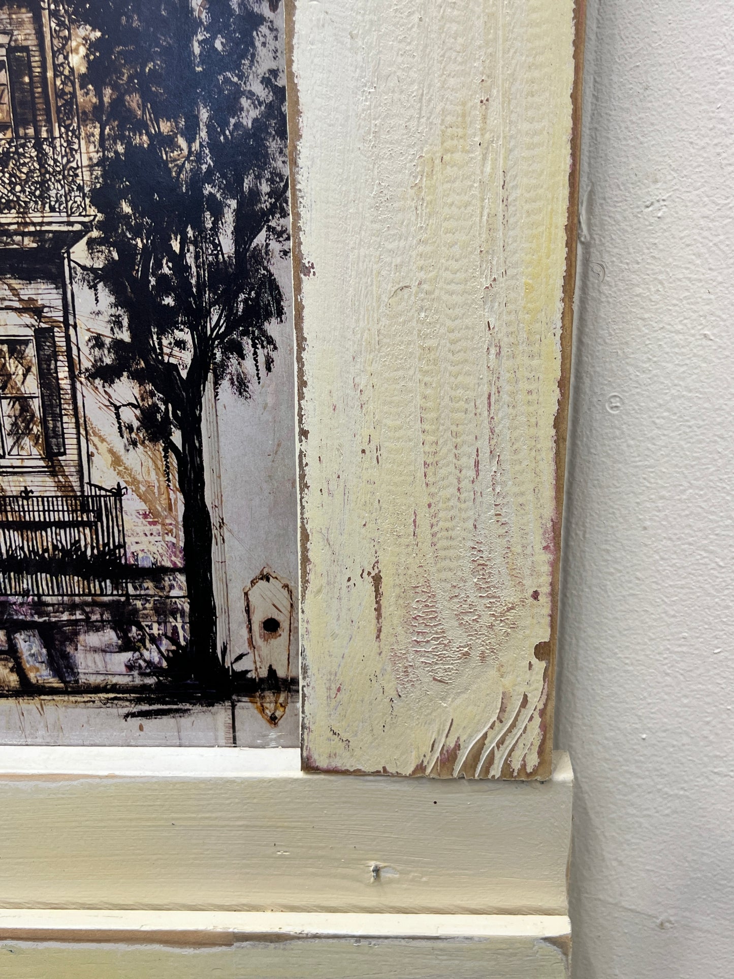 Saint Charles Balconies - Print with a Reclaimed Wood Frame