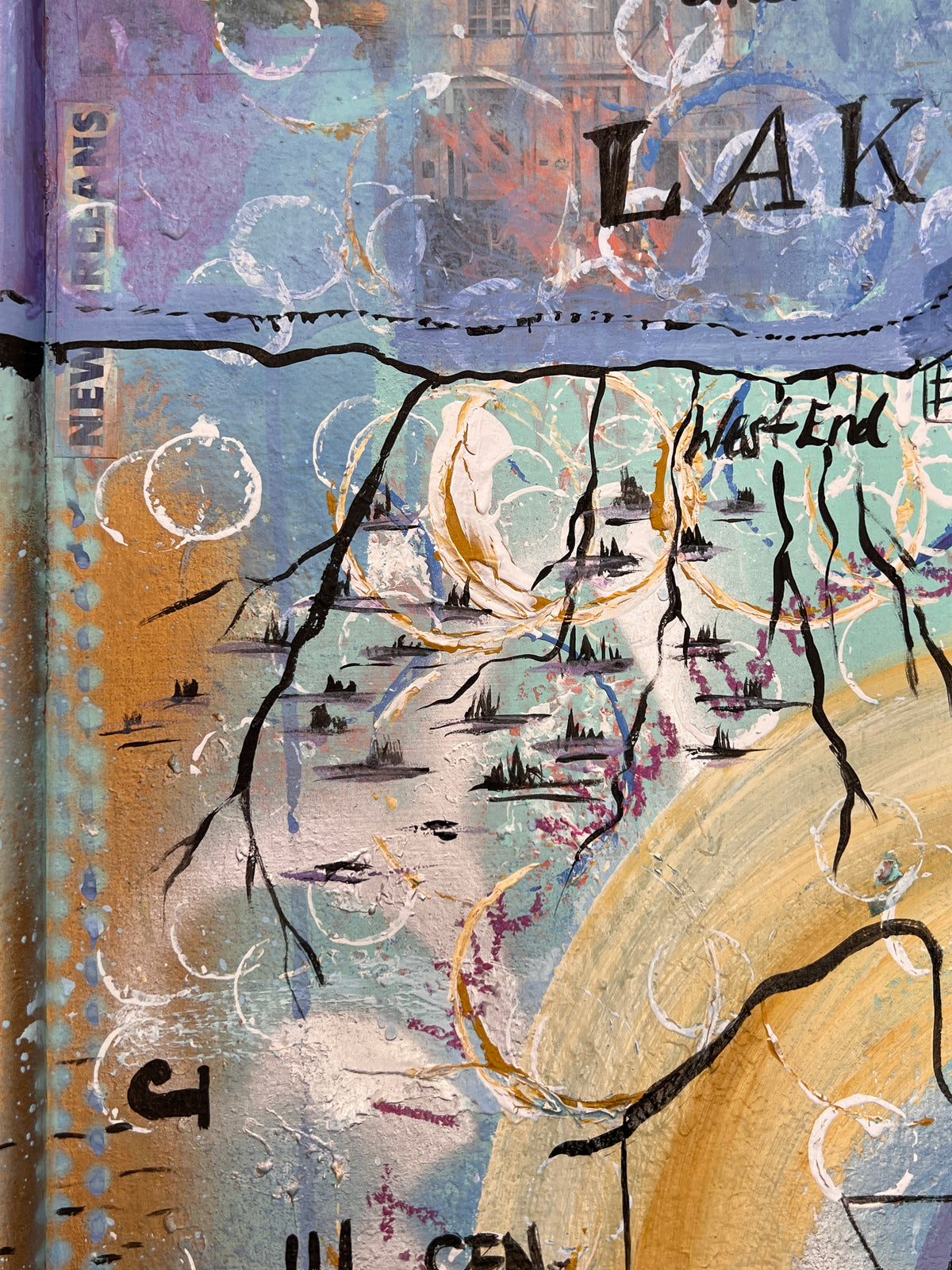 1862- Original Mixed Media Painting