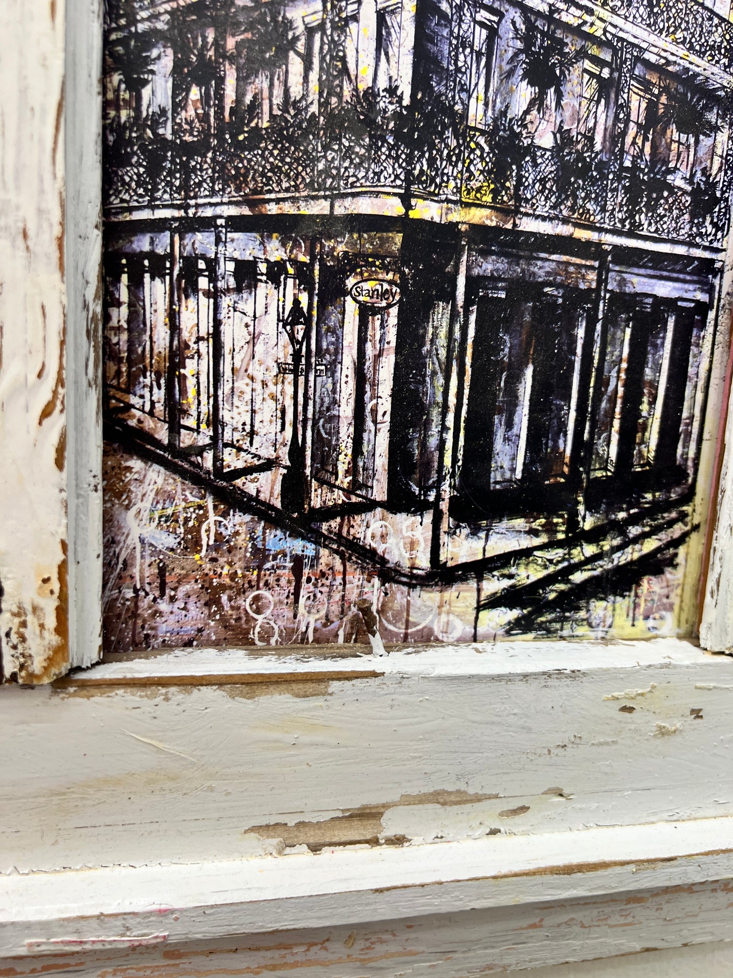 Stanley’s - Giclee with Reclaimed Wood Frame