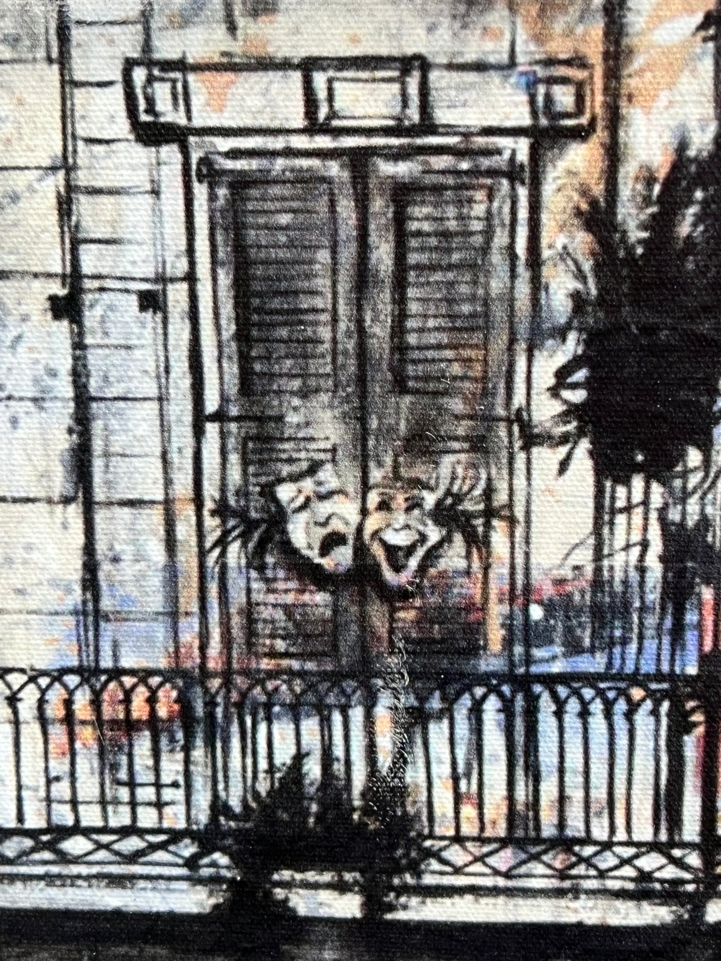 711 Royal Street- Giclee in Reclaimed Wood Frame