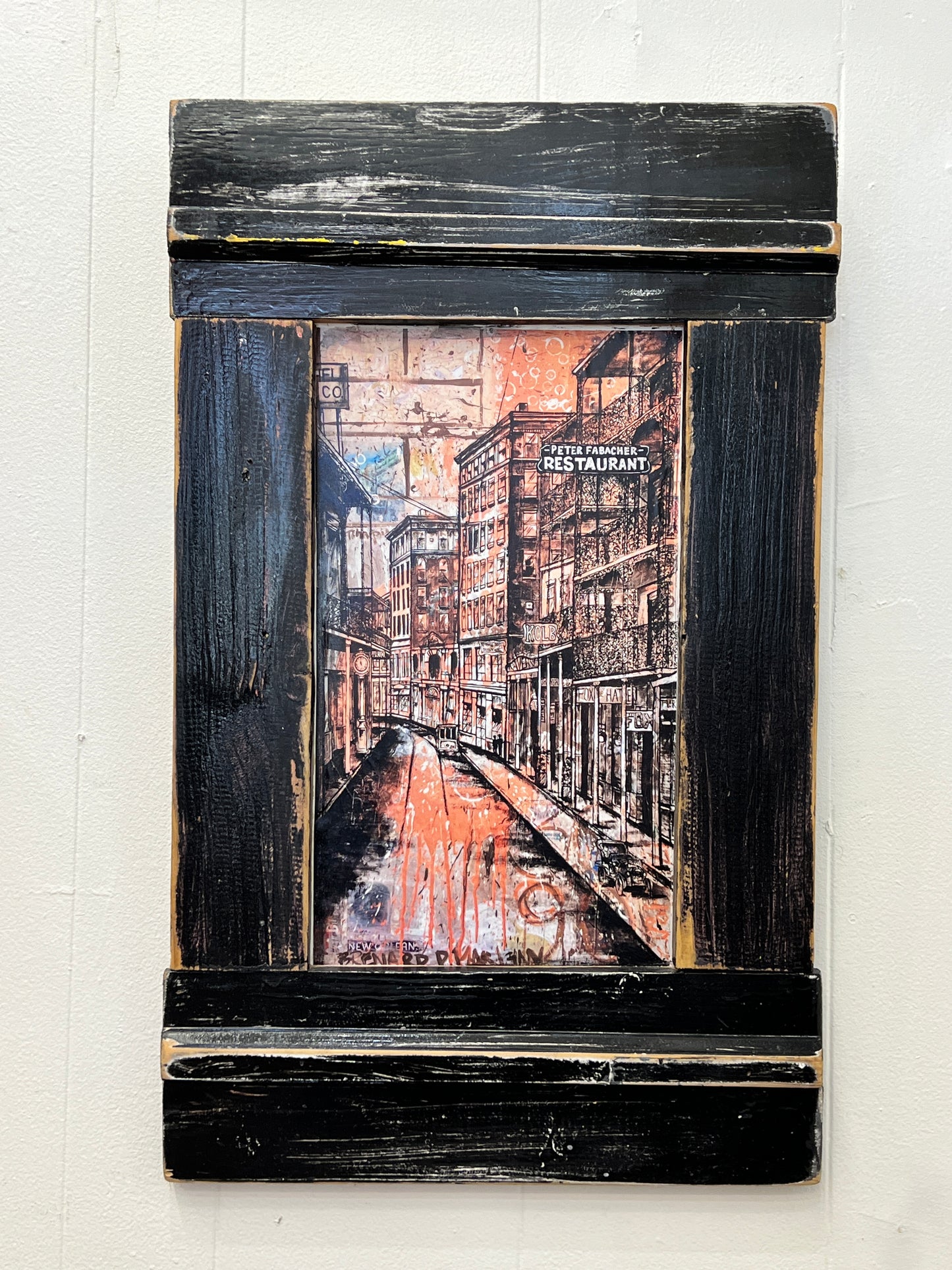 Fabacher - Giclee in Black Reclaimed Wood Frame