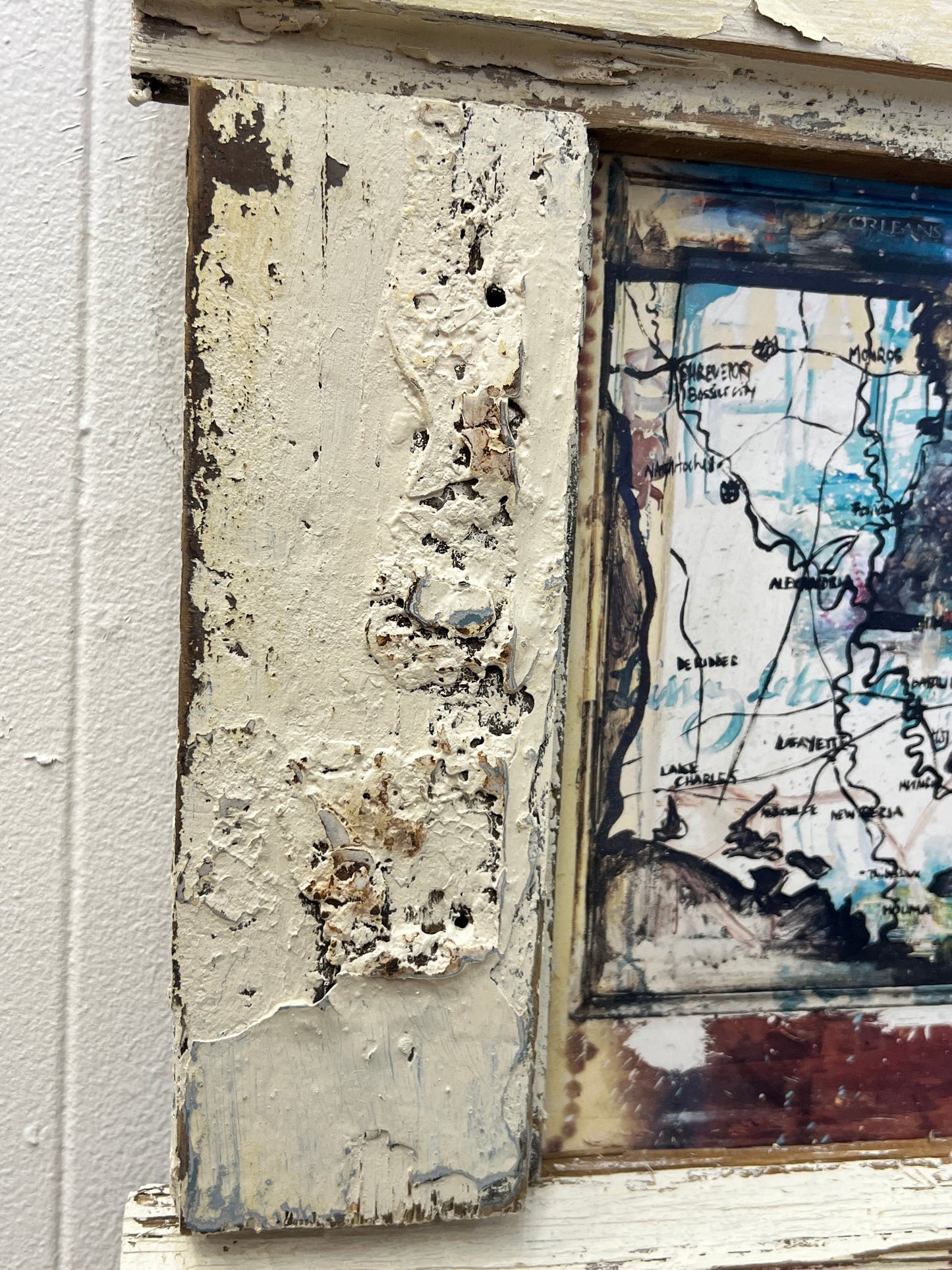 Louisiana - Giclee with Reclaimed Wood Frame