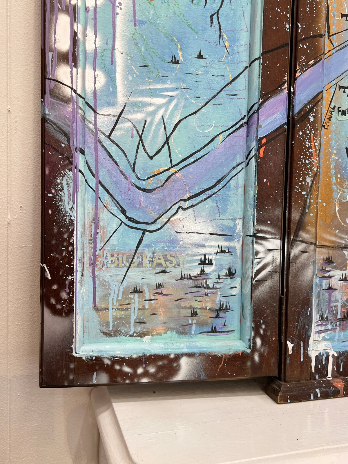 1862- Original Mixed Media Painting