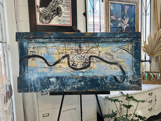 Crescent City- Giclee with Hand Embellished Details