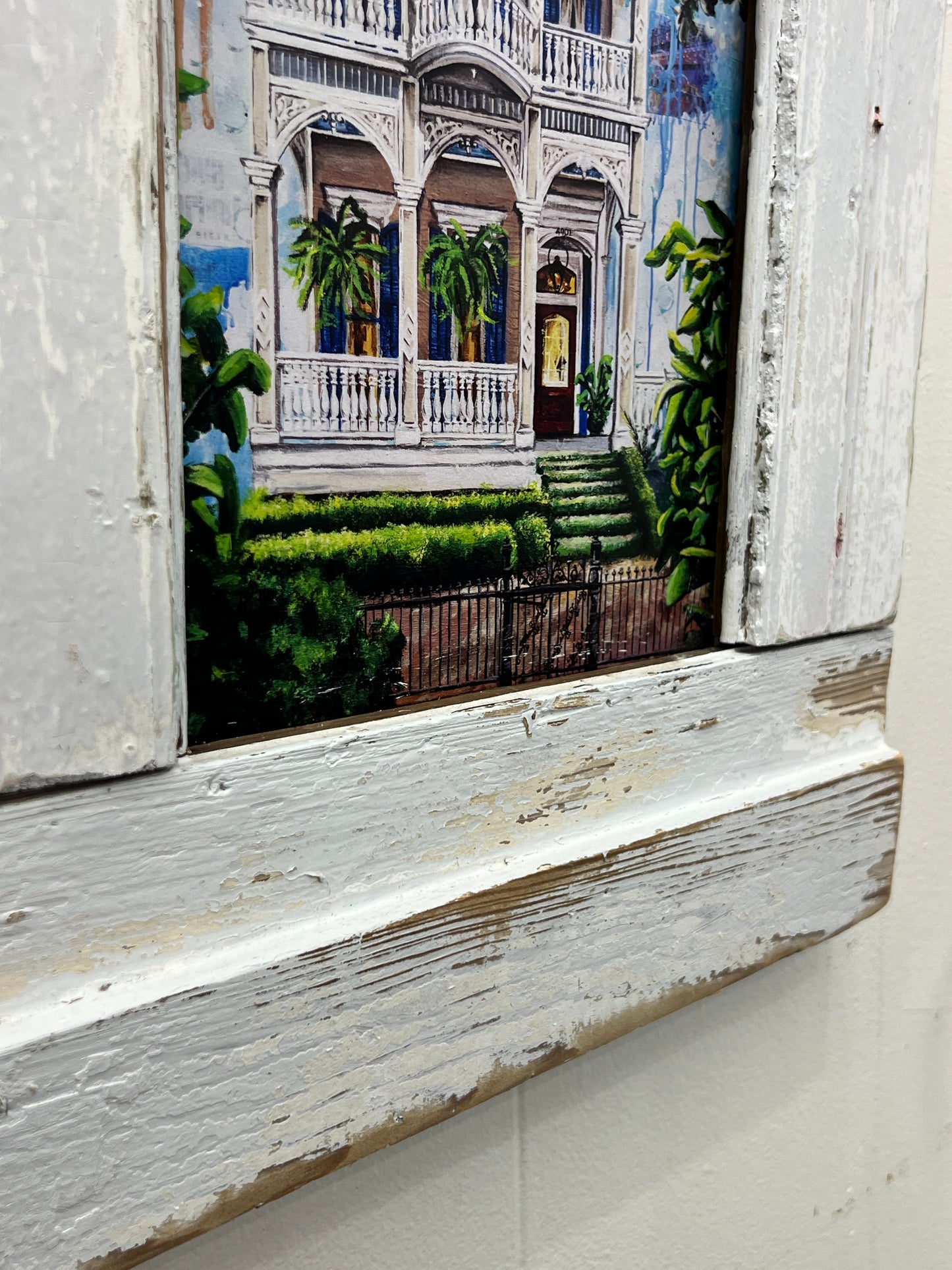 Upperline - Print in Custom Reclaimed Wood Frame