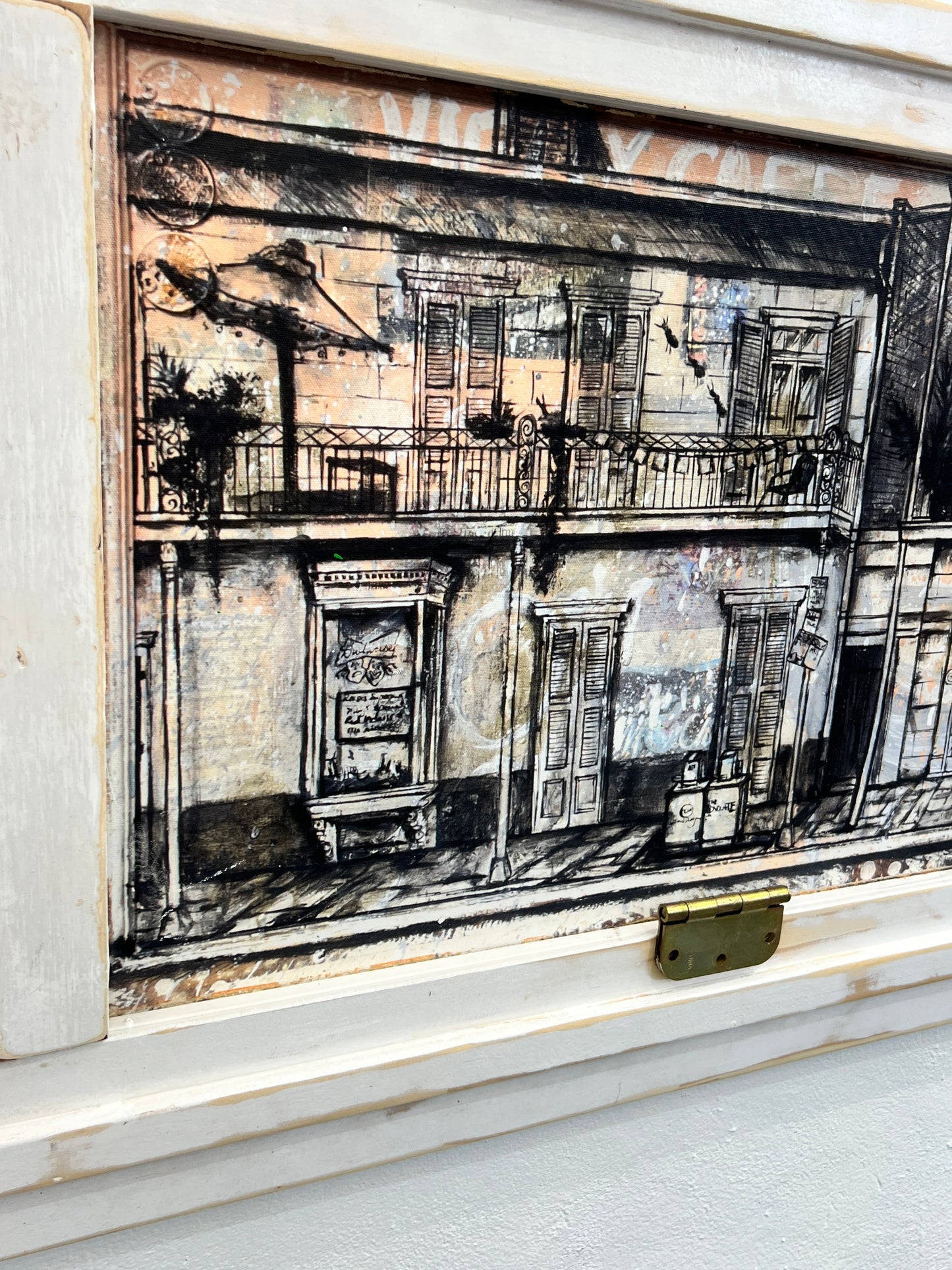 711 Royal Street- Giclee in Reclaimed Wood Frame